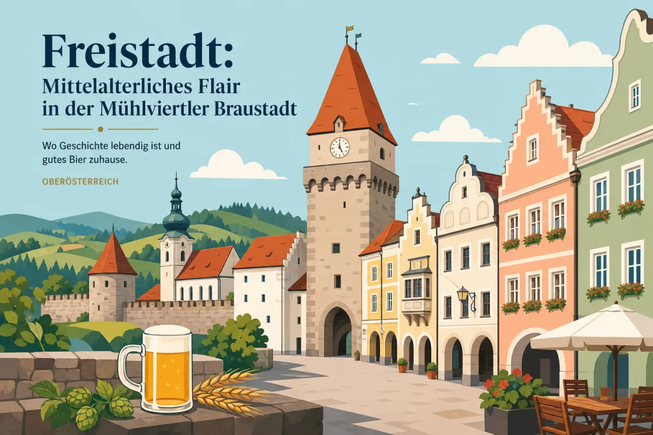 Freistadt: Mittelalterliches Flair in der Mühlviertler Braustadt
