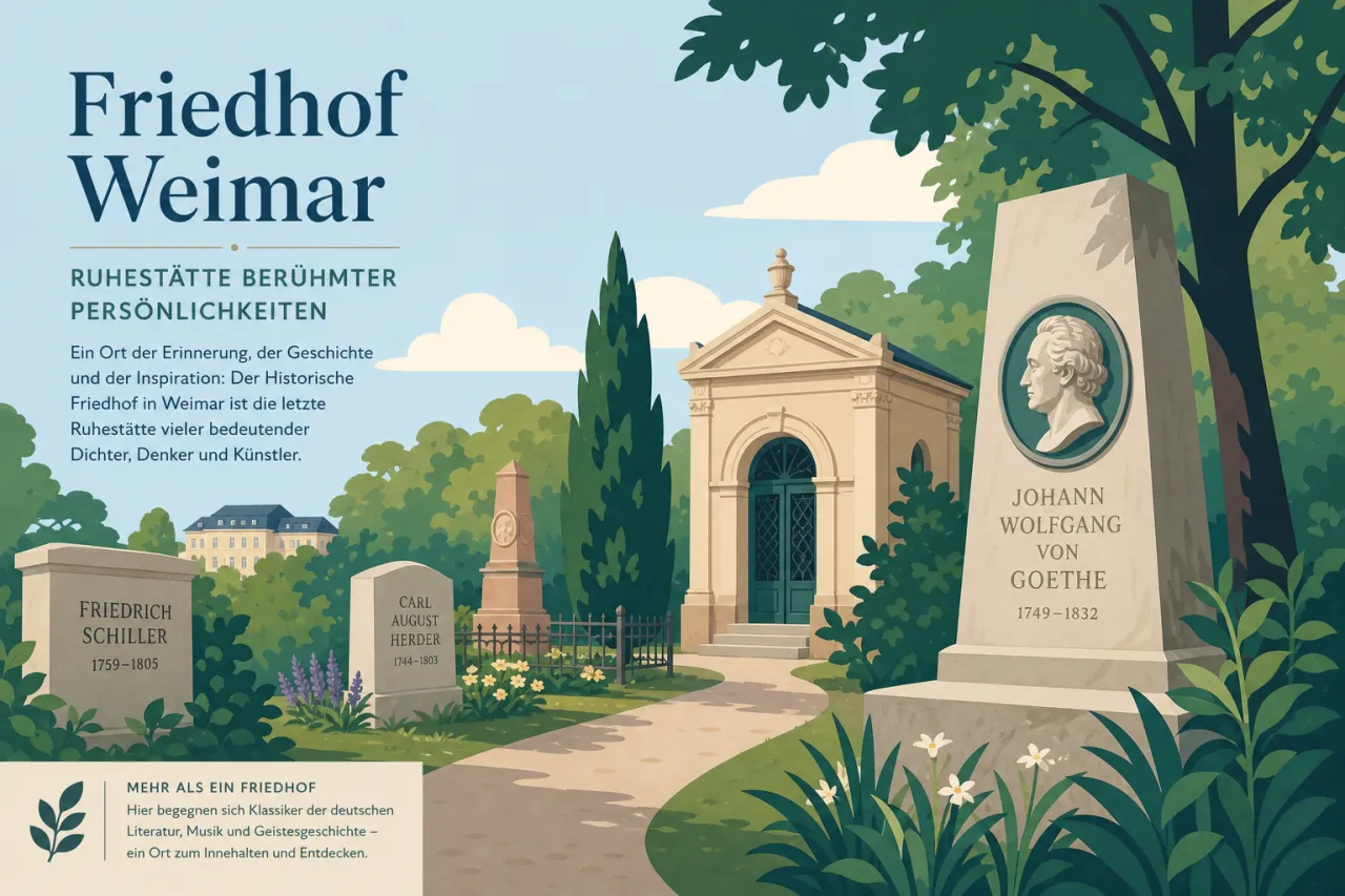 Friedhof Weimar: Ruhestätte berühmter Persönlichkeiten