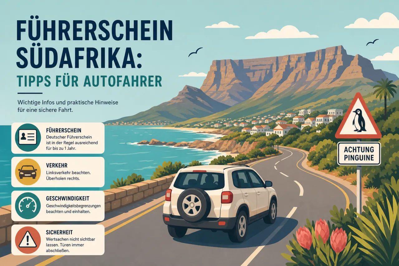 Führerschein Südafrika: Tipps für Autofahrer