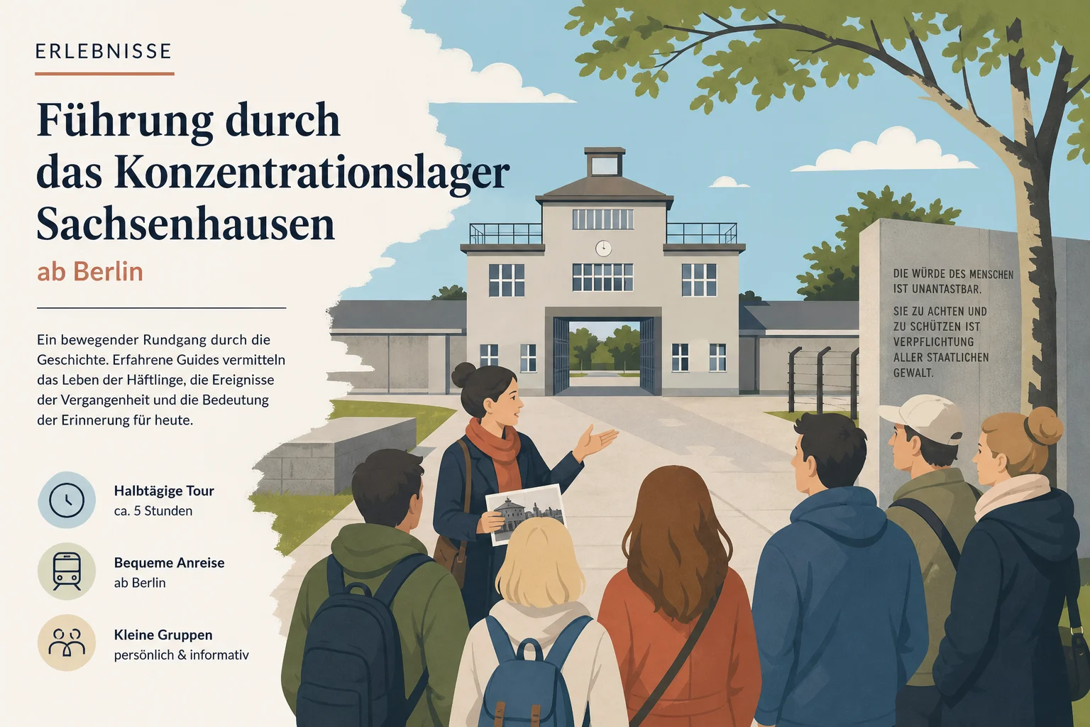 Führung durch das Konzentrationslager Sachsenhausen ab Berlin
