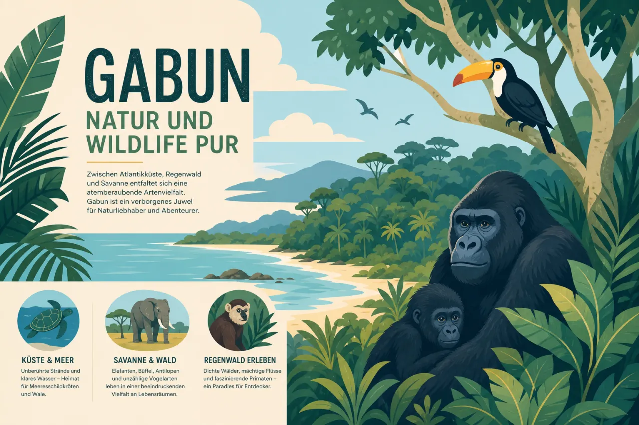 Gabun: Natur und Wildlife pur