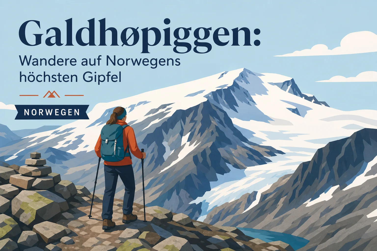 Galdhøpiggen: Wandere auf Norwegens höchsten Gipfel