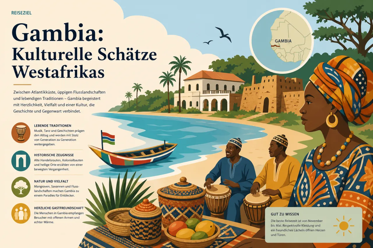 Gambia: Kulturelle Schätze Westafrikas