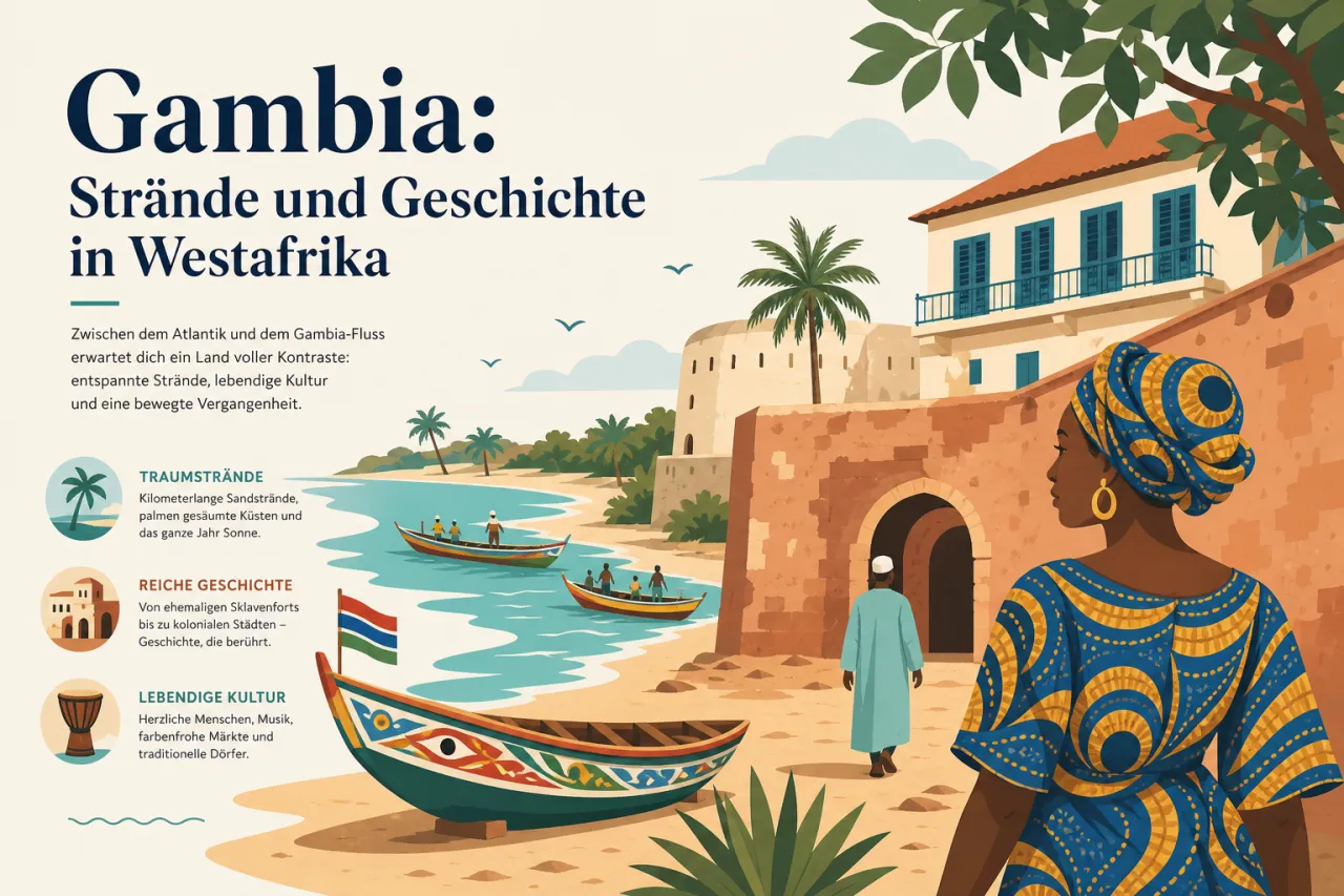 Gambia: Strände und Geschichte in Westafrika