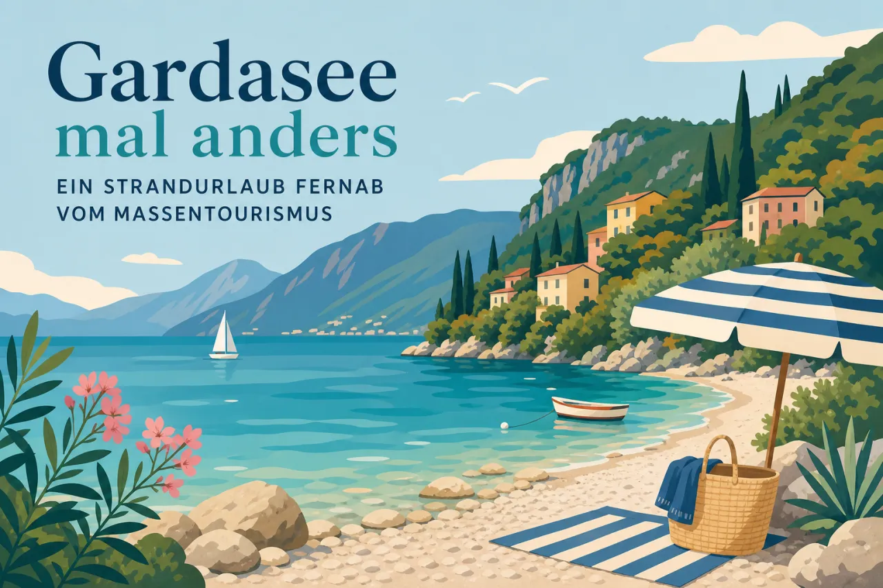 Gardasee mal anders: Strandurlaub abseits der bekannten Uferorte