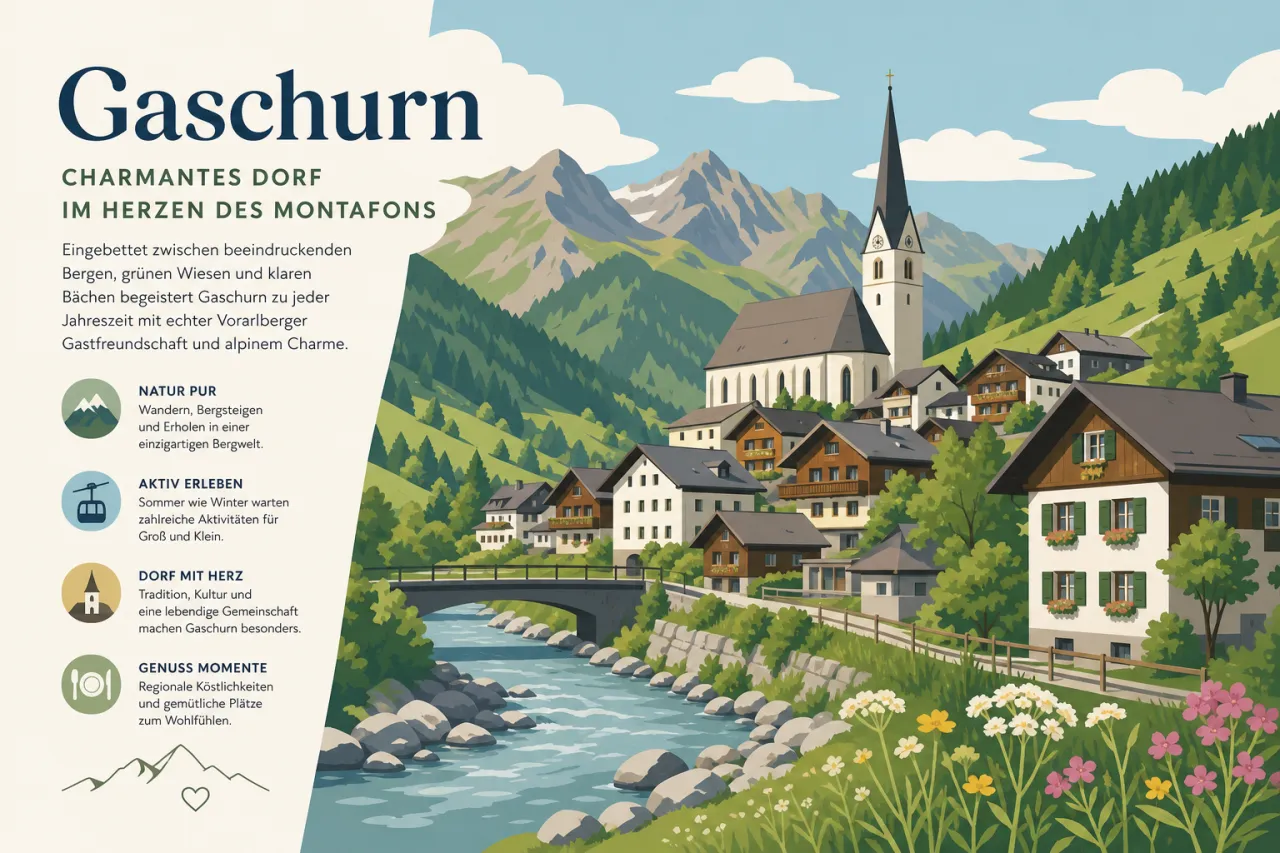 Gaschurn: Dorf im Herzen des Montafons