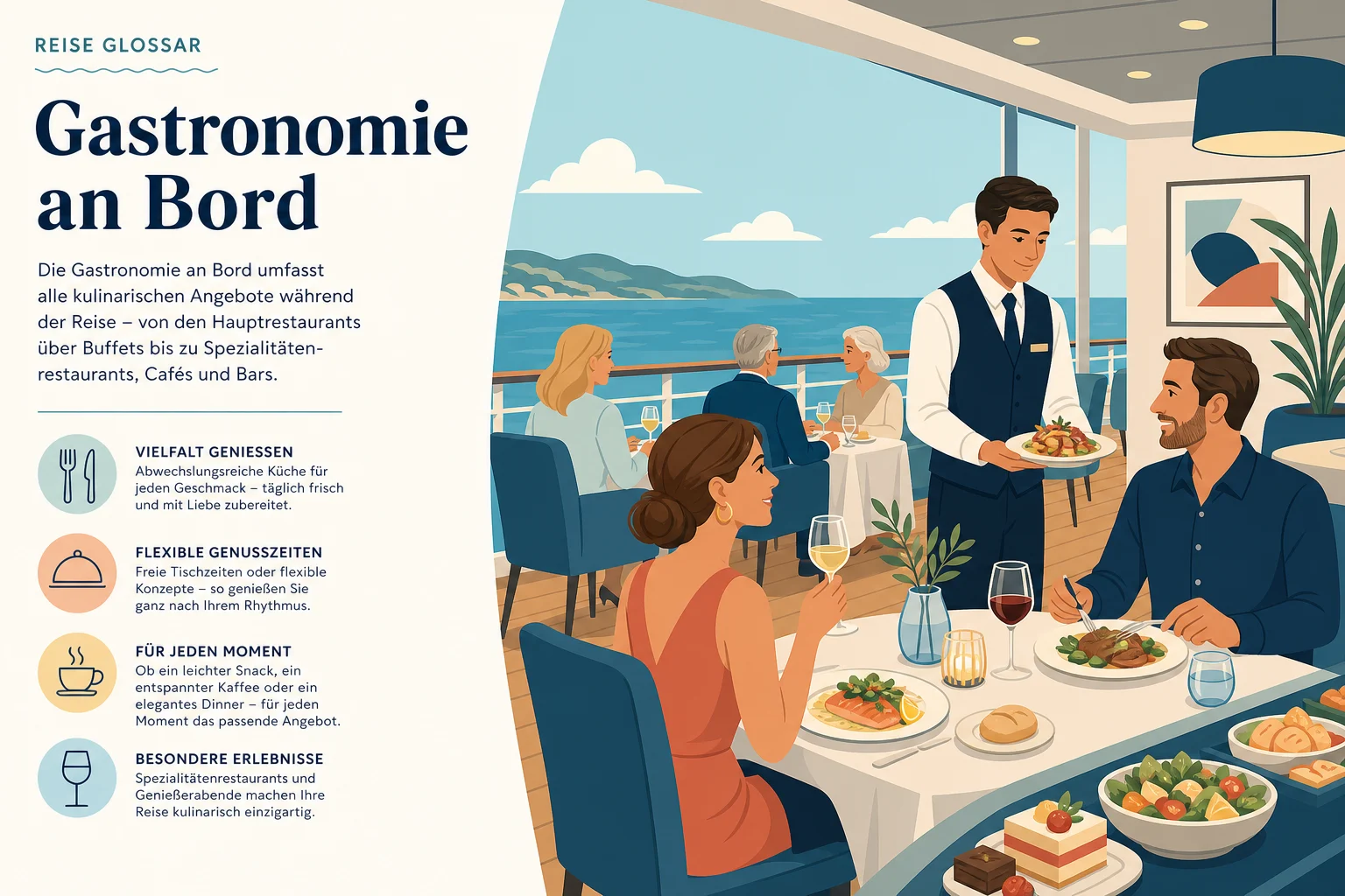 Gastronomie an Bord