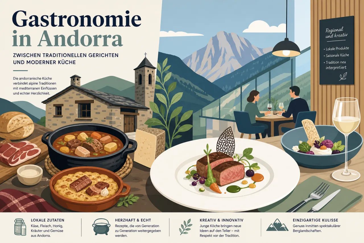 Gastronomie in Andorra — Zwischen traditionellen Gerichten und moderner Küche