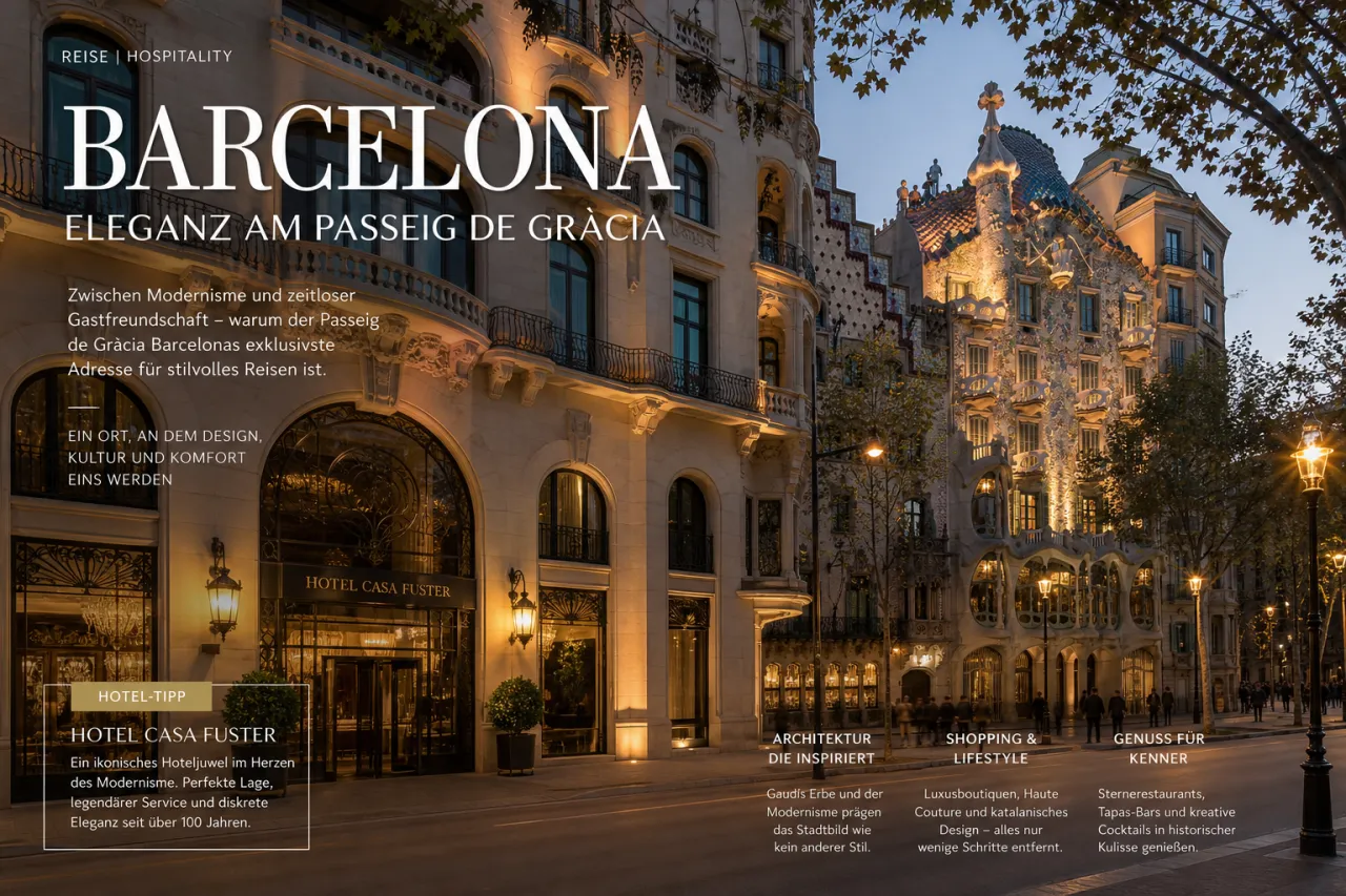 Gaudí-Jahr 2026: Mandarin Oriental Barcelona feiert Barcelonas großes Architektur-Jubiläum