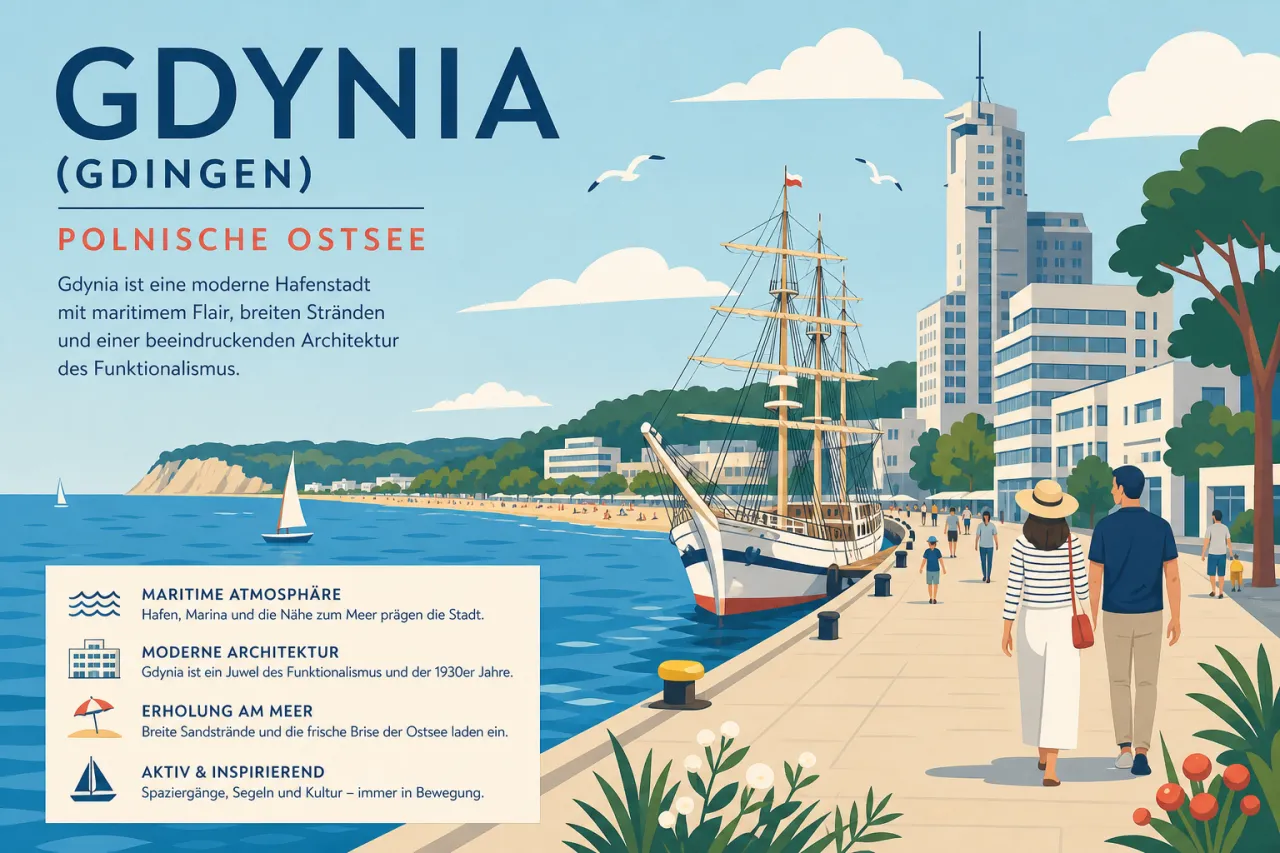 Gdynia (Gdingen) – Polnische Ostsee