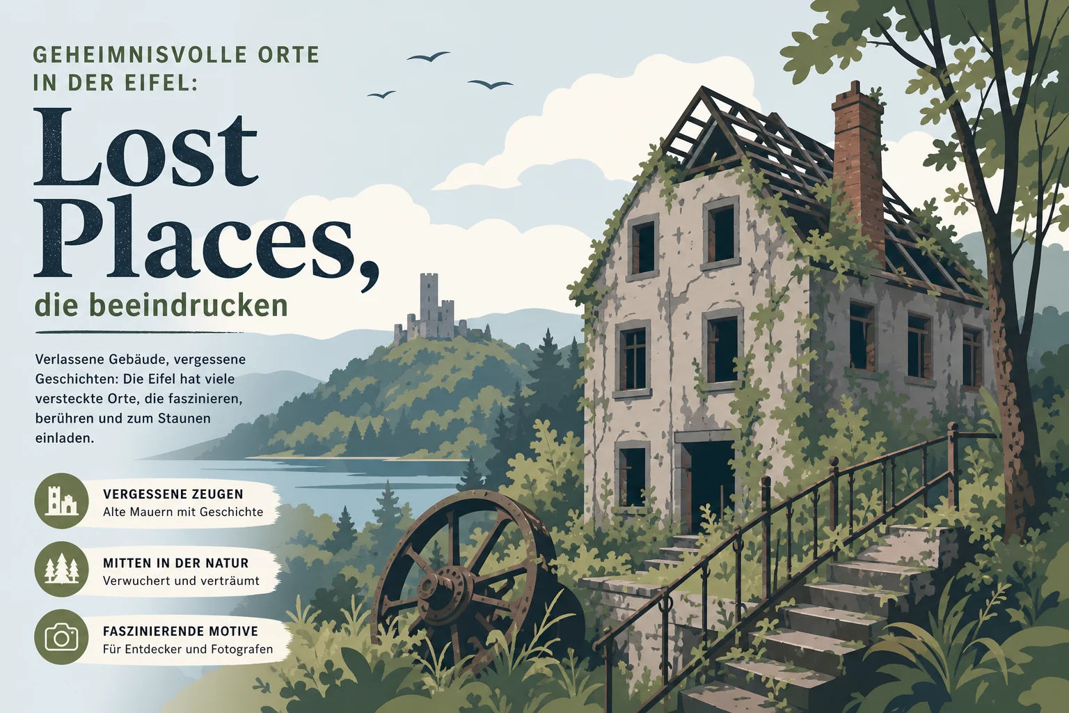 Geheimnisvolle Orte in der Eifel: Lost Places, die beeindrucken
