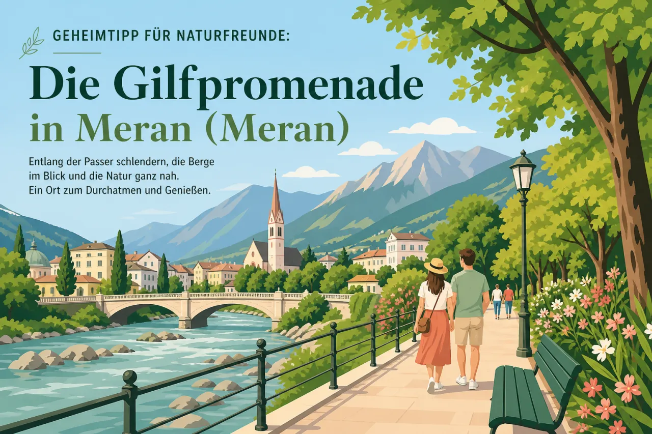 Geheimtipp für Naturfreunde: Die Gilfpromenade in Meran