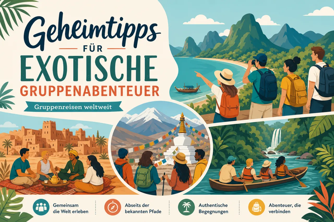 Geheimtipps für exotische Gruppenabenteuer