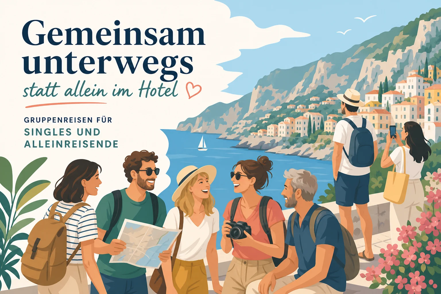 Gemeinsam unterwegs statt allein im Hotel