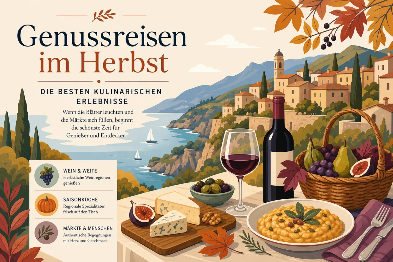 Genussreisen im Herbst – Die besten kulinarischen Erlebnisse