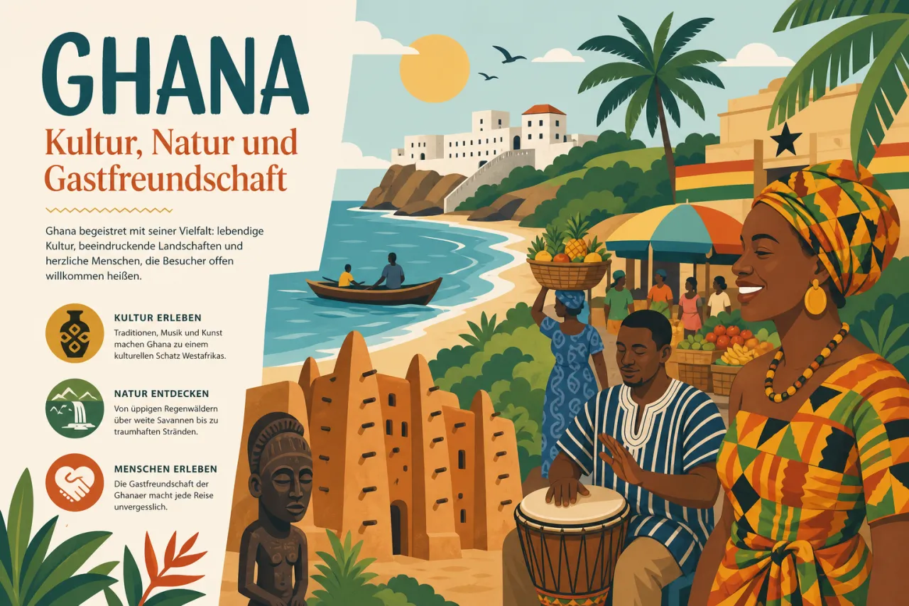 Ghana: Kultur, Natur und Gastfreundschaft