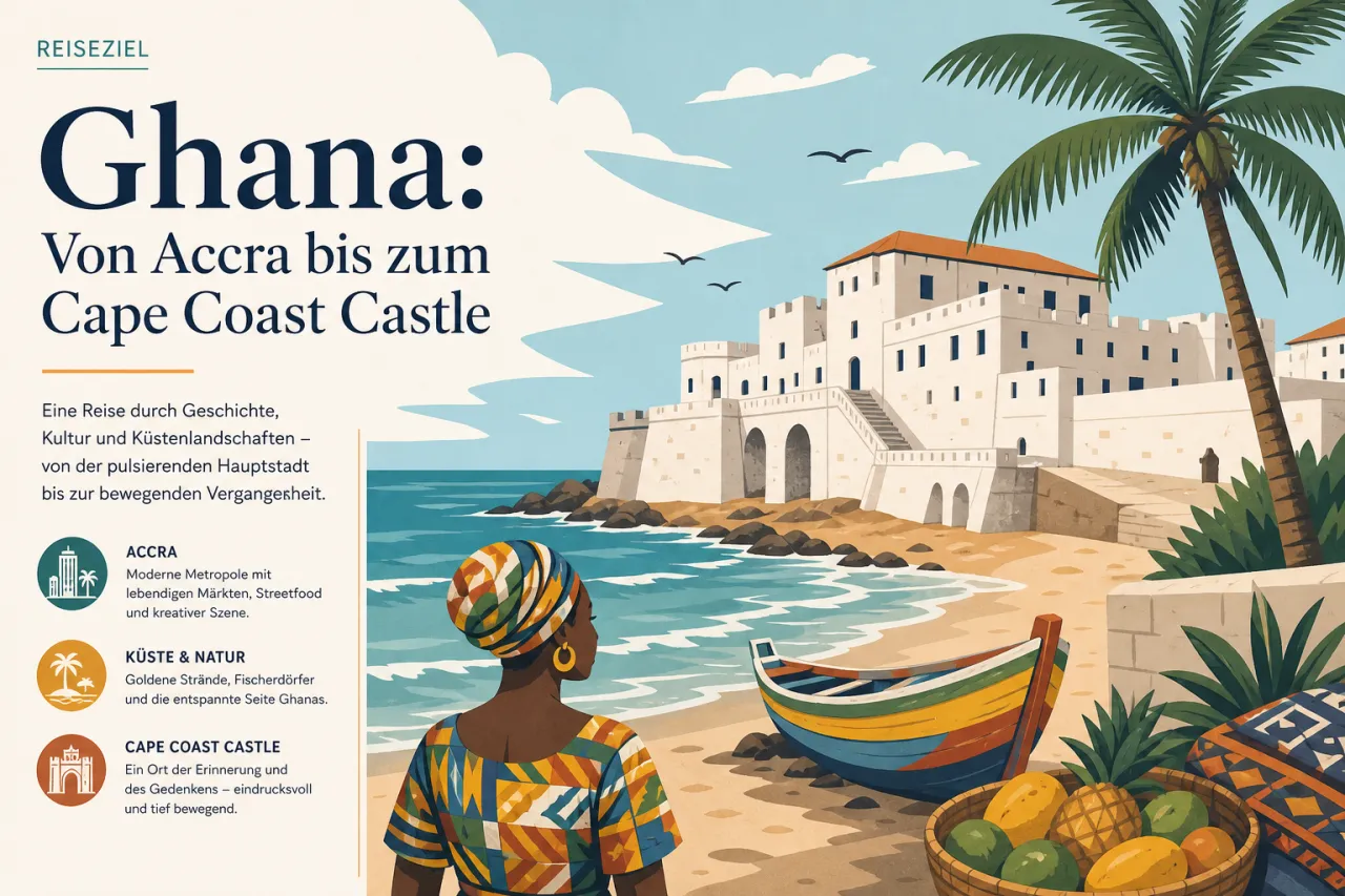 Ghana: Von Accra bis zum Cape Coast Castle