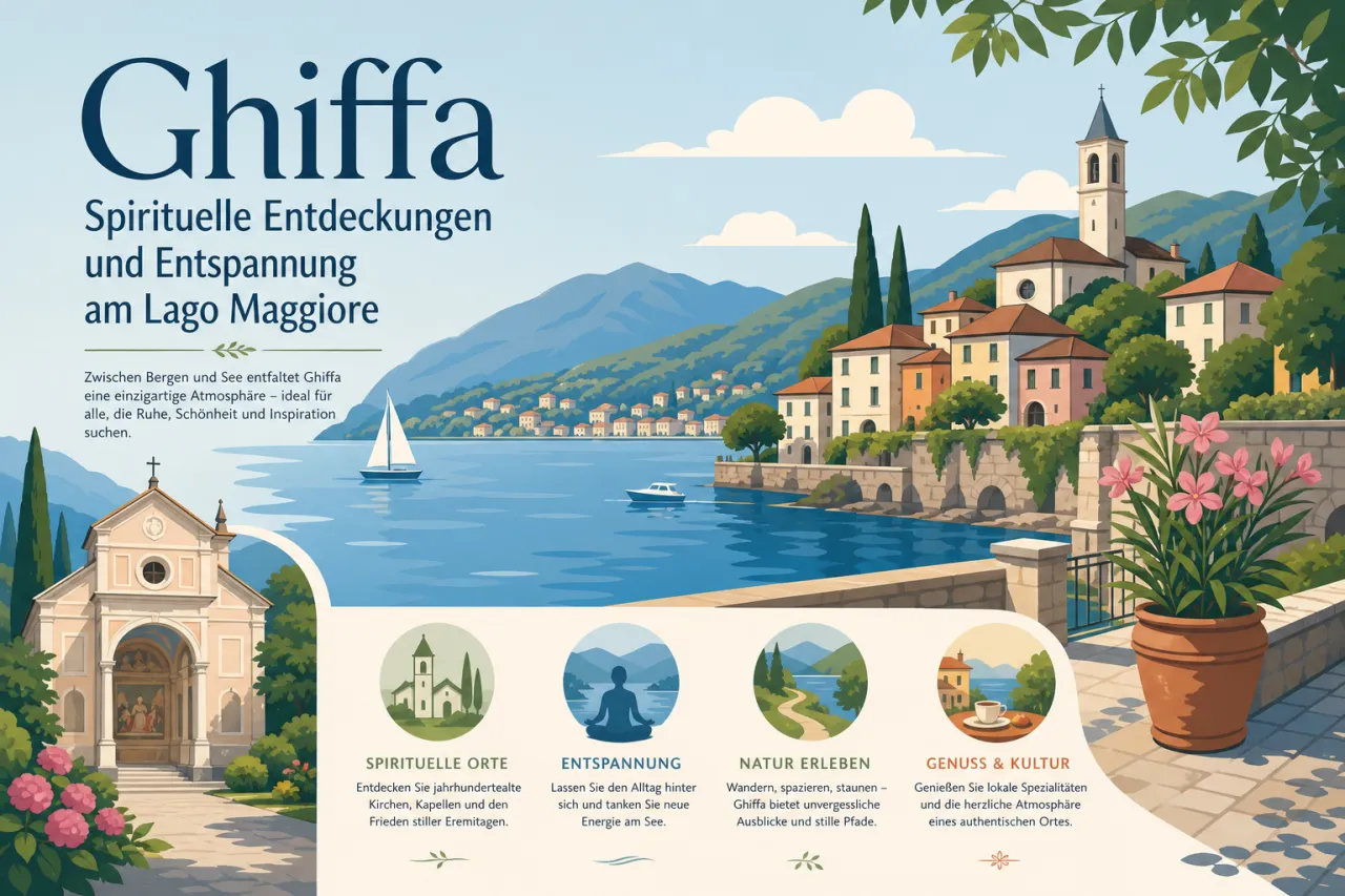 Ghiffa am Lago Maggiore: Wandern, Wallfahrtskirche und ruhige Seeufer