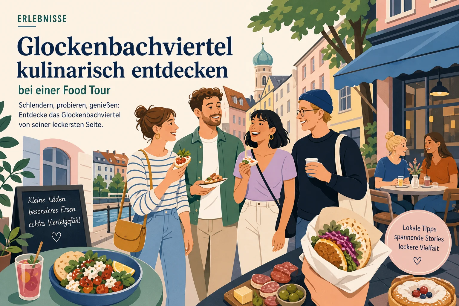 Glockenbachviertel kulinarisch entdecken bei einer Food Tour