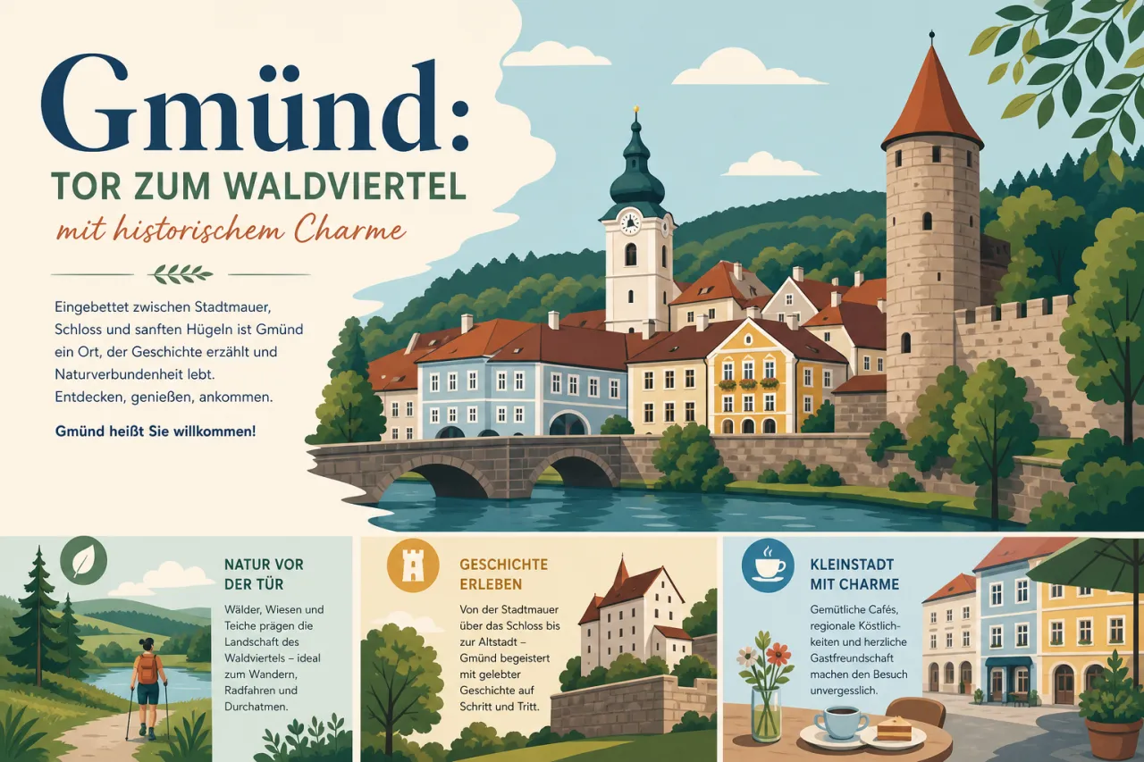 Gmünd in Niederösterreich: Tor zum Waldviertel mit historischem Charme