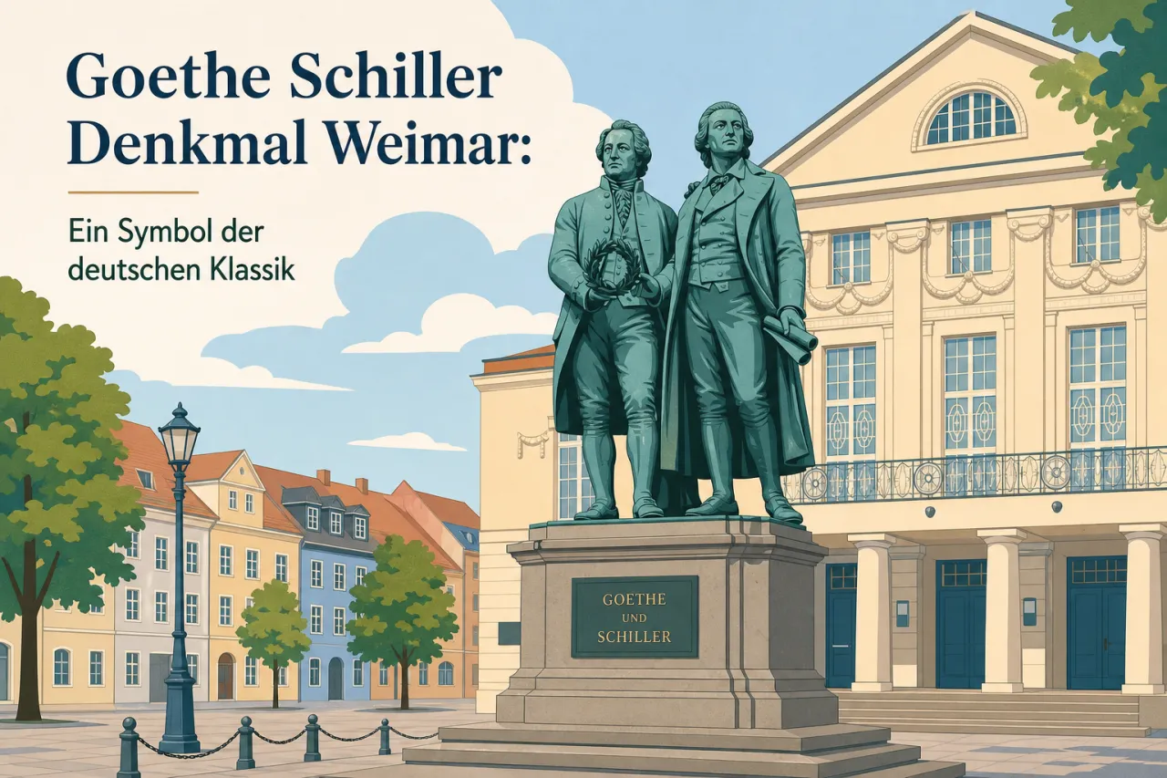 Goethe Schiller Denkmal Weimar: Ein Symbol der deutschen Klassik