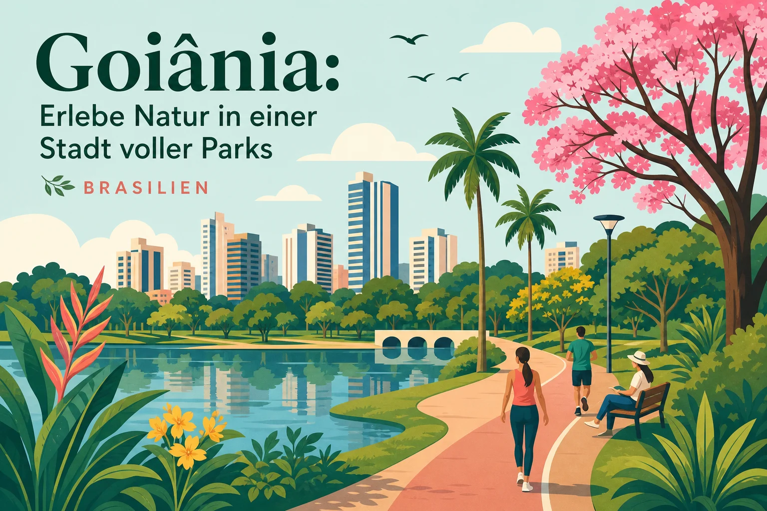Goiânia: Parks, Seen und viel Grün mitten in der Stadt