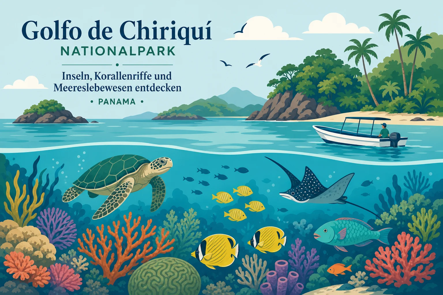 Golfo de Chiriquí Nationalpark: Inseln, Korallenriffe und Meereslebewesen entdecken