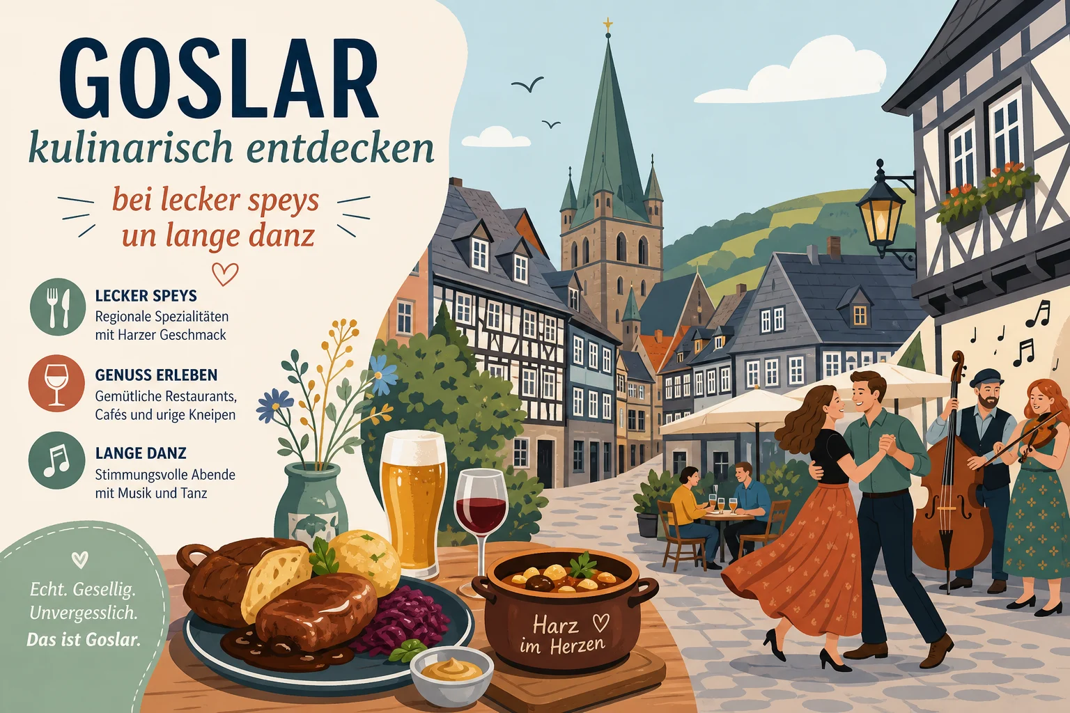 Goslar kulinarisch entdecken bei lecker speys un lange danz