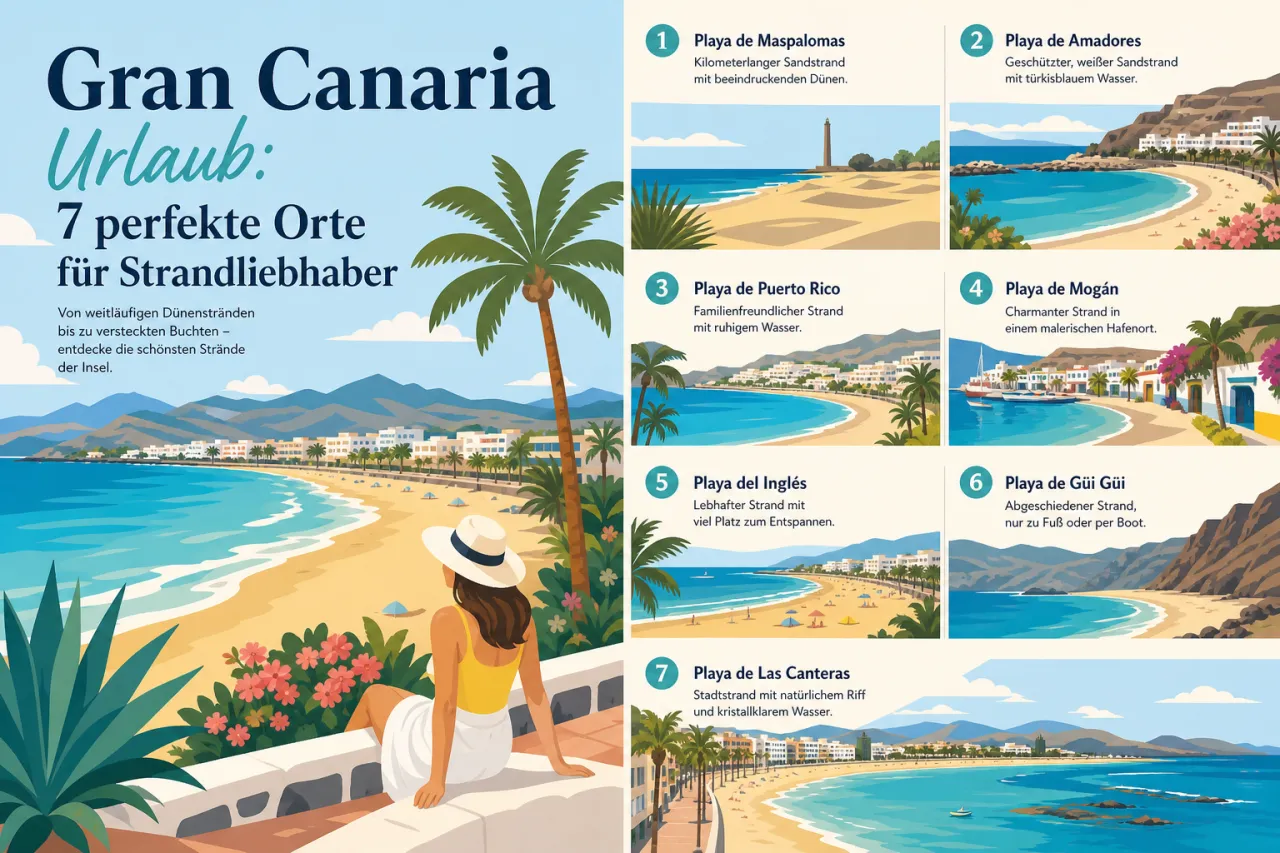 Gran Canaria Urlaub: 7 perfekte Orte für Strandliebhaber