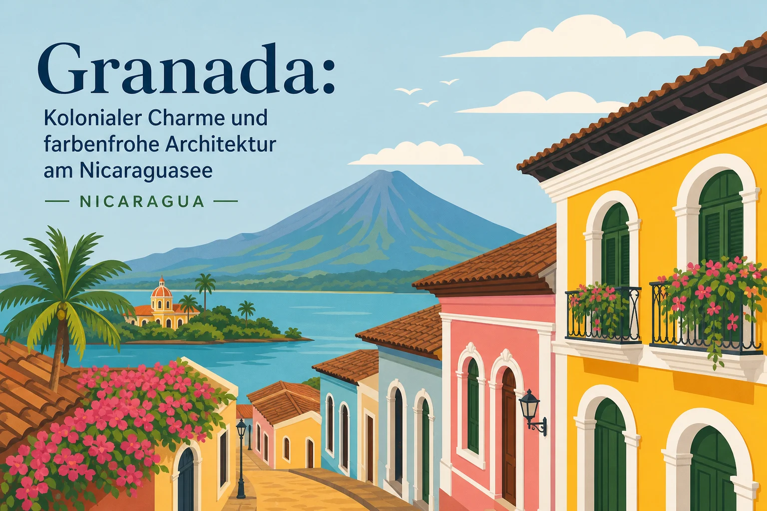Granada: Kolonialer Charme und farbenfrohe Architektur am Nicaraguasee