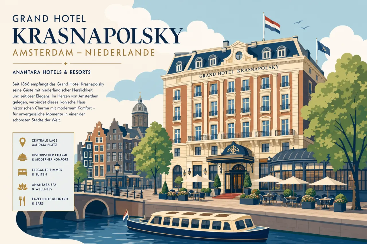 Grand Hotel Krasnapolsky Amsterdam - Niederlande (Anantara Hotels & Resorts)