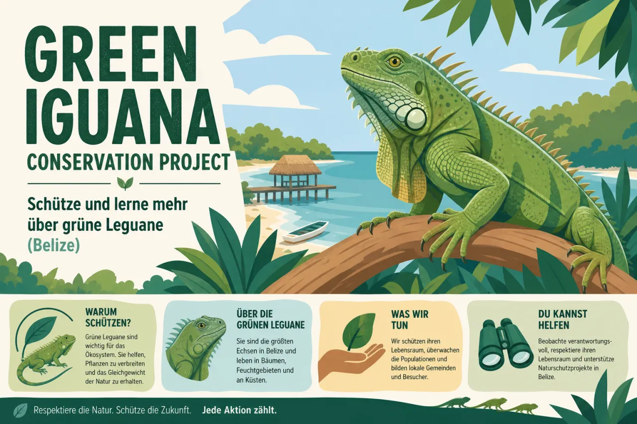 Green Iguana Conservation Project in Belize