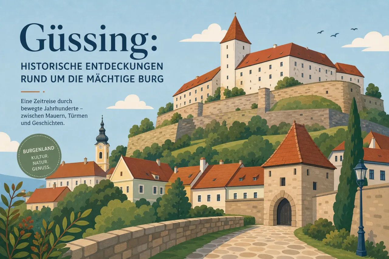 Güssing: Historische Entdeckungen rund um die mächtige Burg