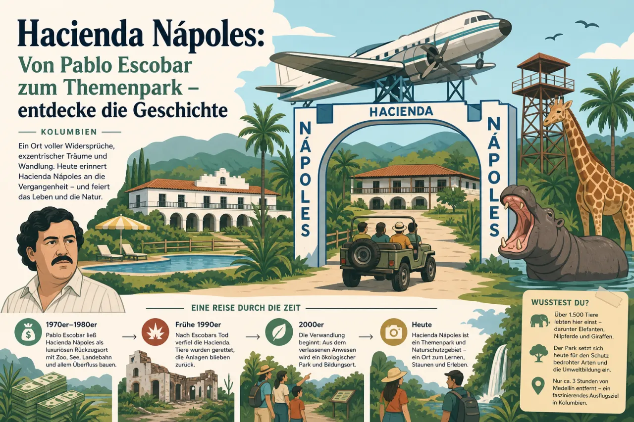 Hacienda Nápoles: Von Pablo Escobar zum Themenpark – entdecke die Geschichte