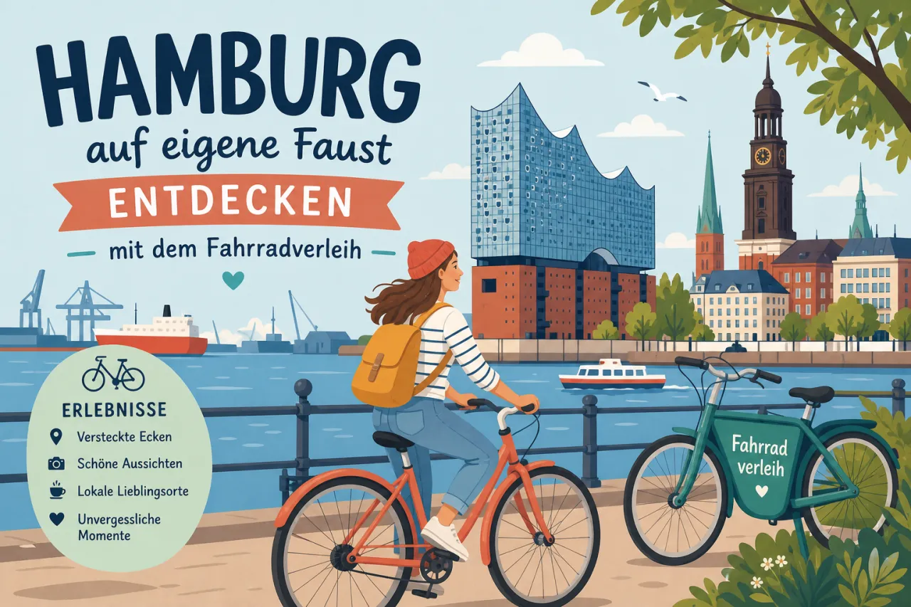 Hamburg auf eigene Faust entdecken mit dem Fahrradverleih
