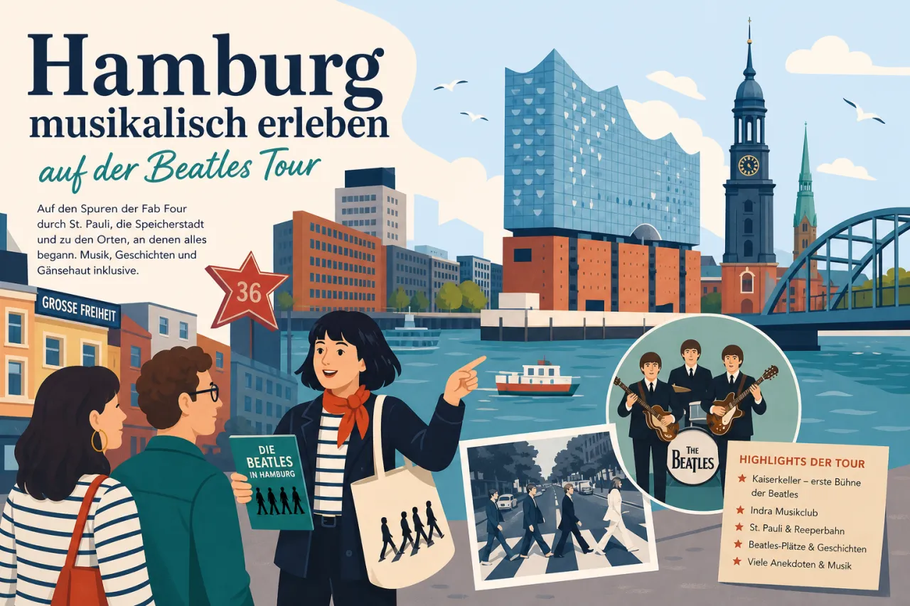 Hamburg musikalisch erleben auf der Beatles Tour