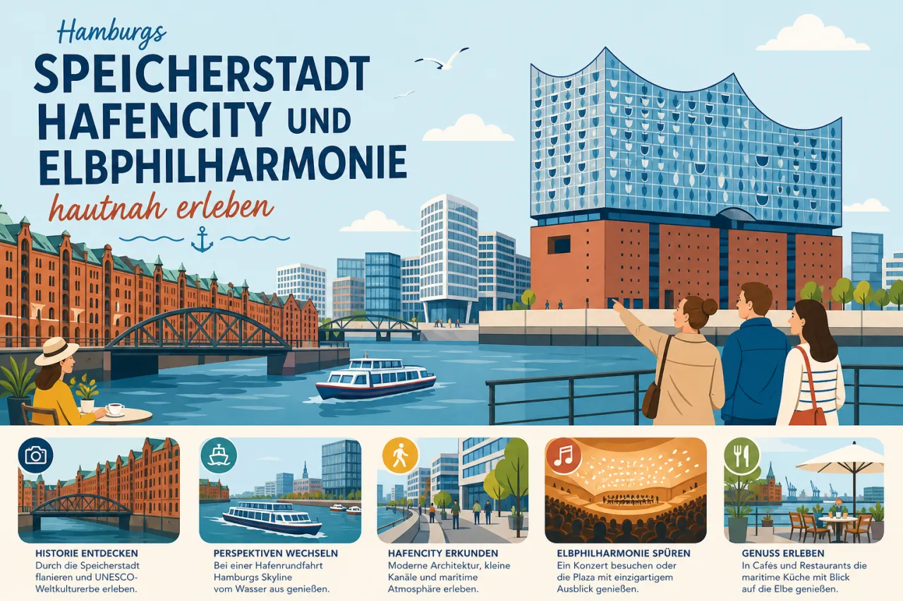 Hamburgs Speicherstadt, HafenCity und Elbphilharmonie hautnah erleben