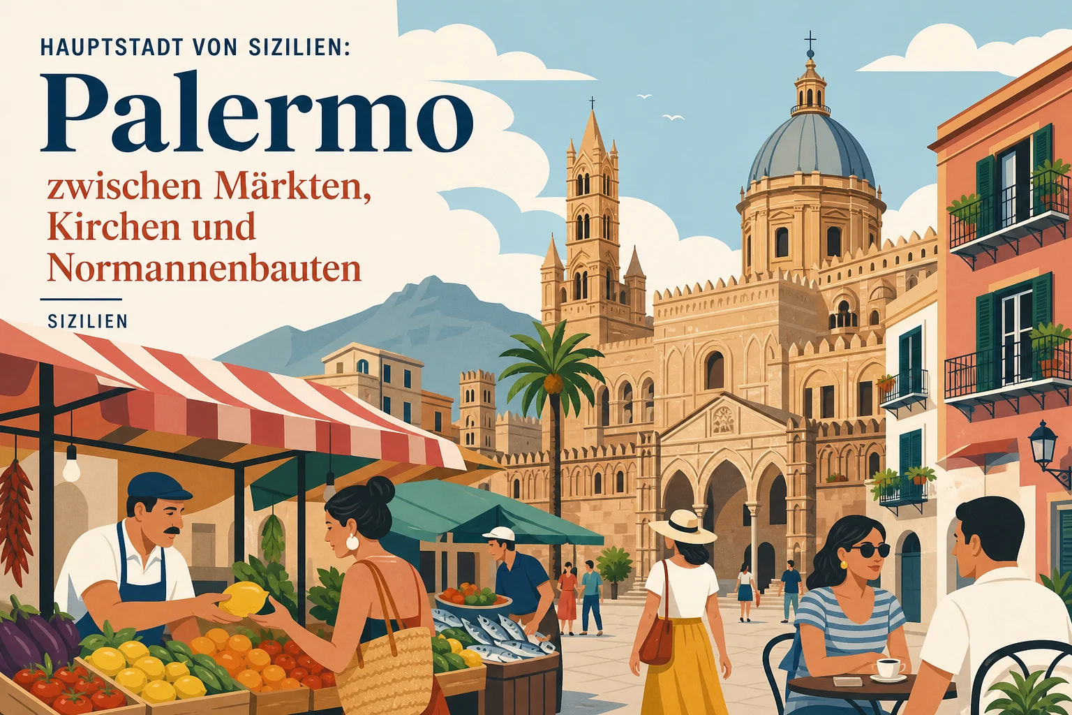 Hauptstadt von Sizilien: Palermo zwischen Märkten, Kirchen und Normannenbauten