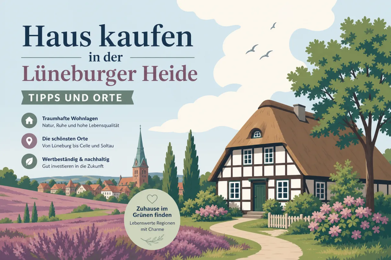 Haus kaufen in der Lüneburger Heide: Tipps, Orte und Preise
