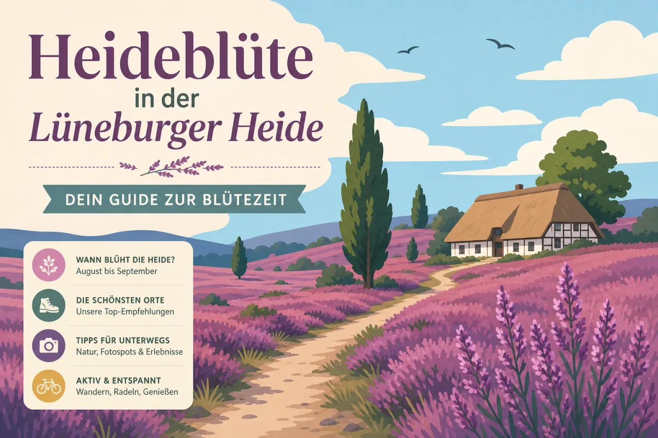 Heideblüte in der Lüneburger Heide: Dein Guide zur Blütezeit
