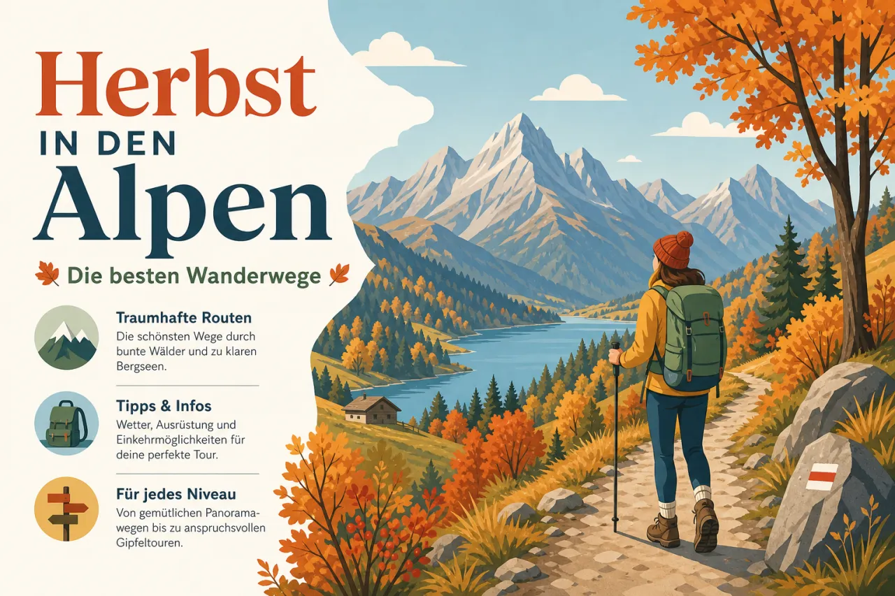 Herbst in den Alpen – Die besten Wanderwege