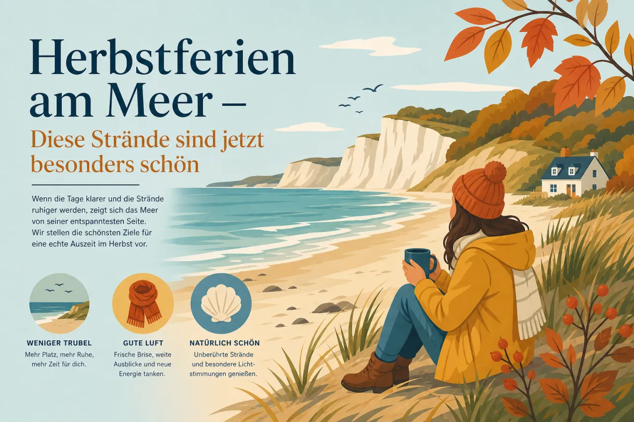 Herbstferien am Meer – Diese Strände sind jetzt besonders schön