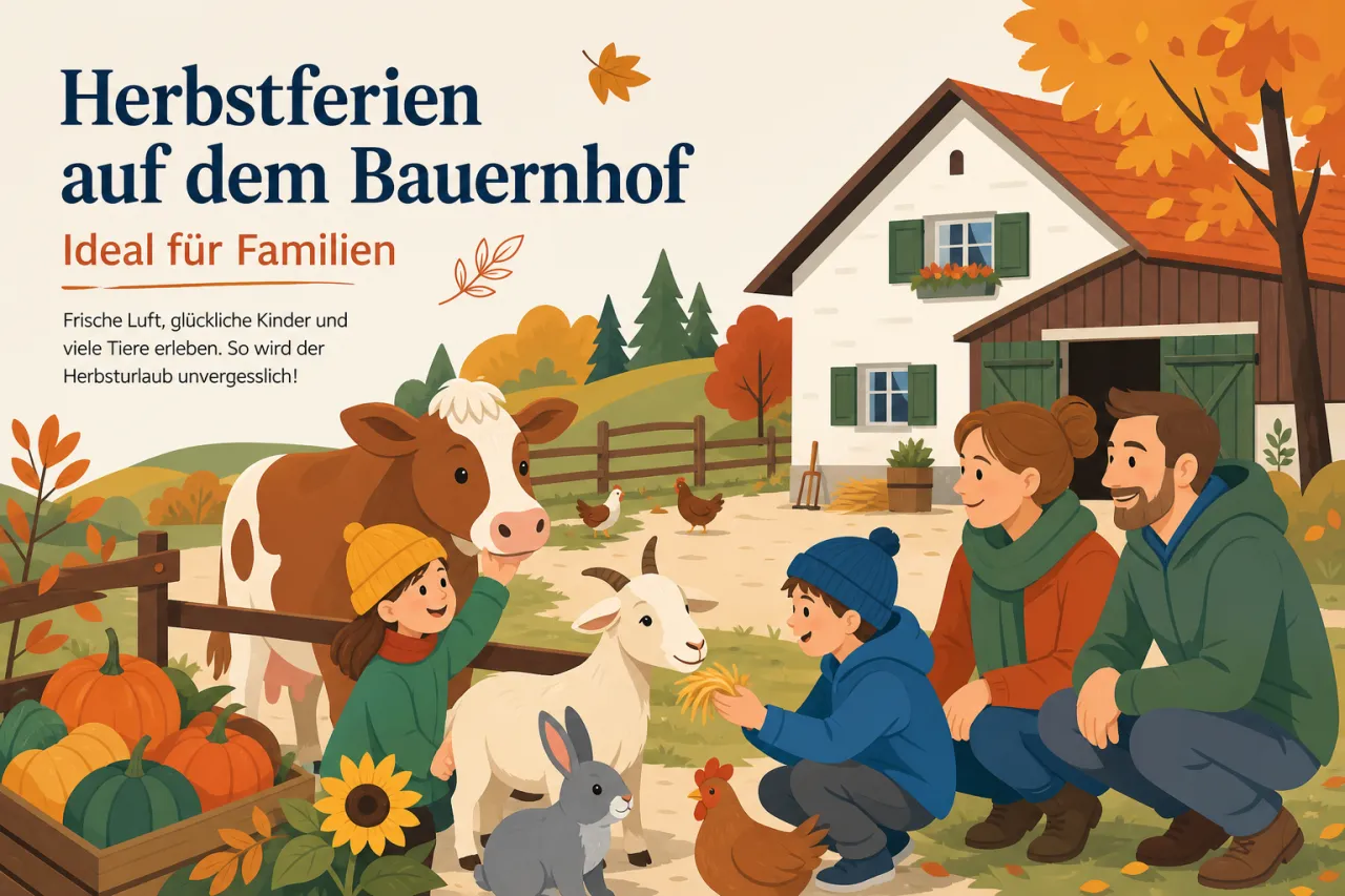 Herbstferien auf dem Bauernhof – Ideal für Familien