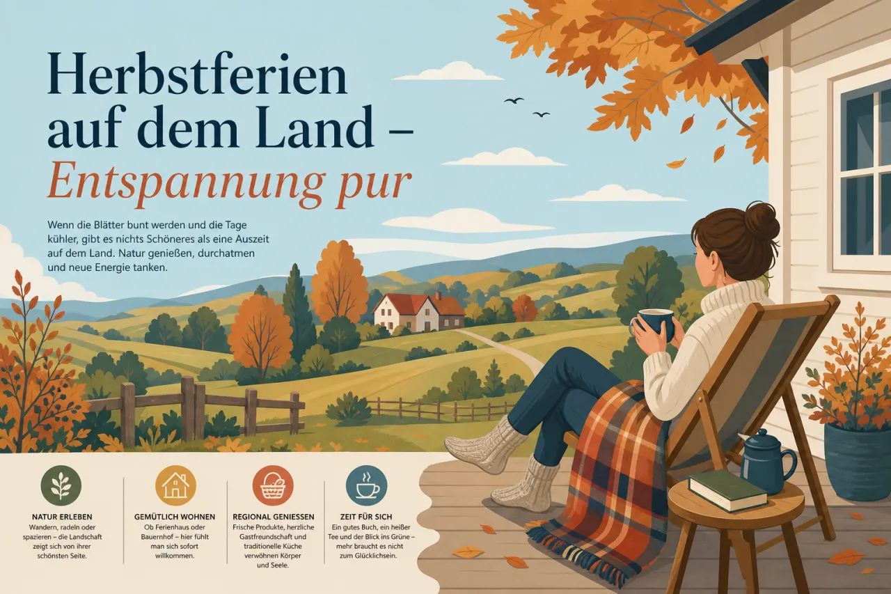 Herbstferien auf dem Land: Entspannung pur