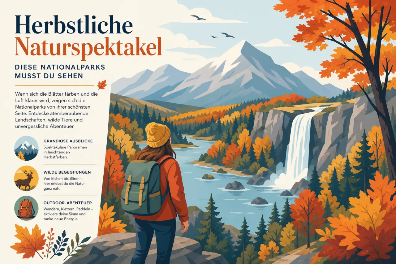 Herbstliche Naturspektakel – Diese Nationalparks musst du sehen