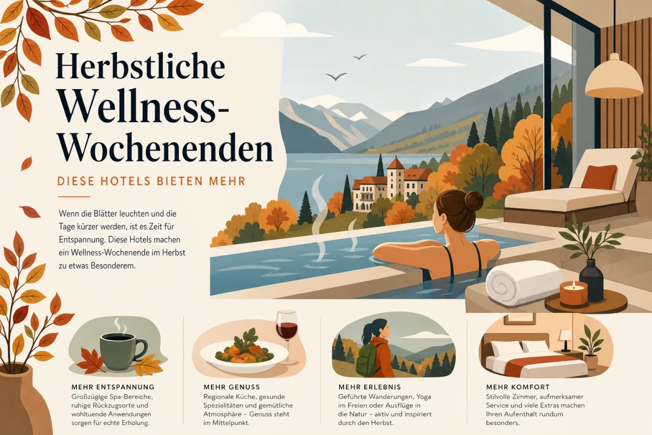 Herbstliche Wellness-Wochenenden: Diese Hotels bieten mehr