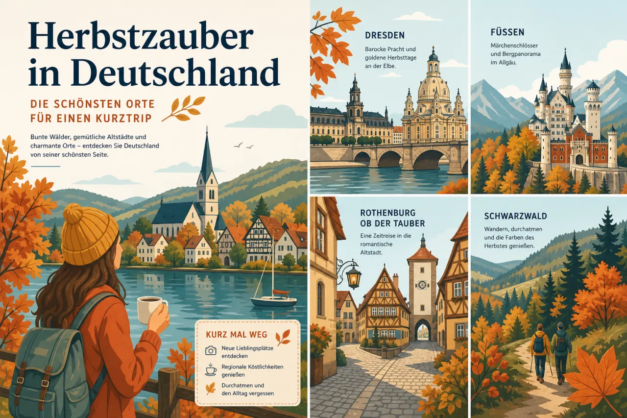 Herbstzauber in Deutschland – Die schönsten Orte für einen Kurztrip