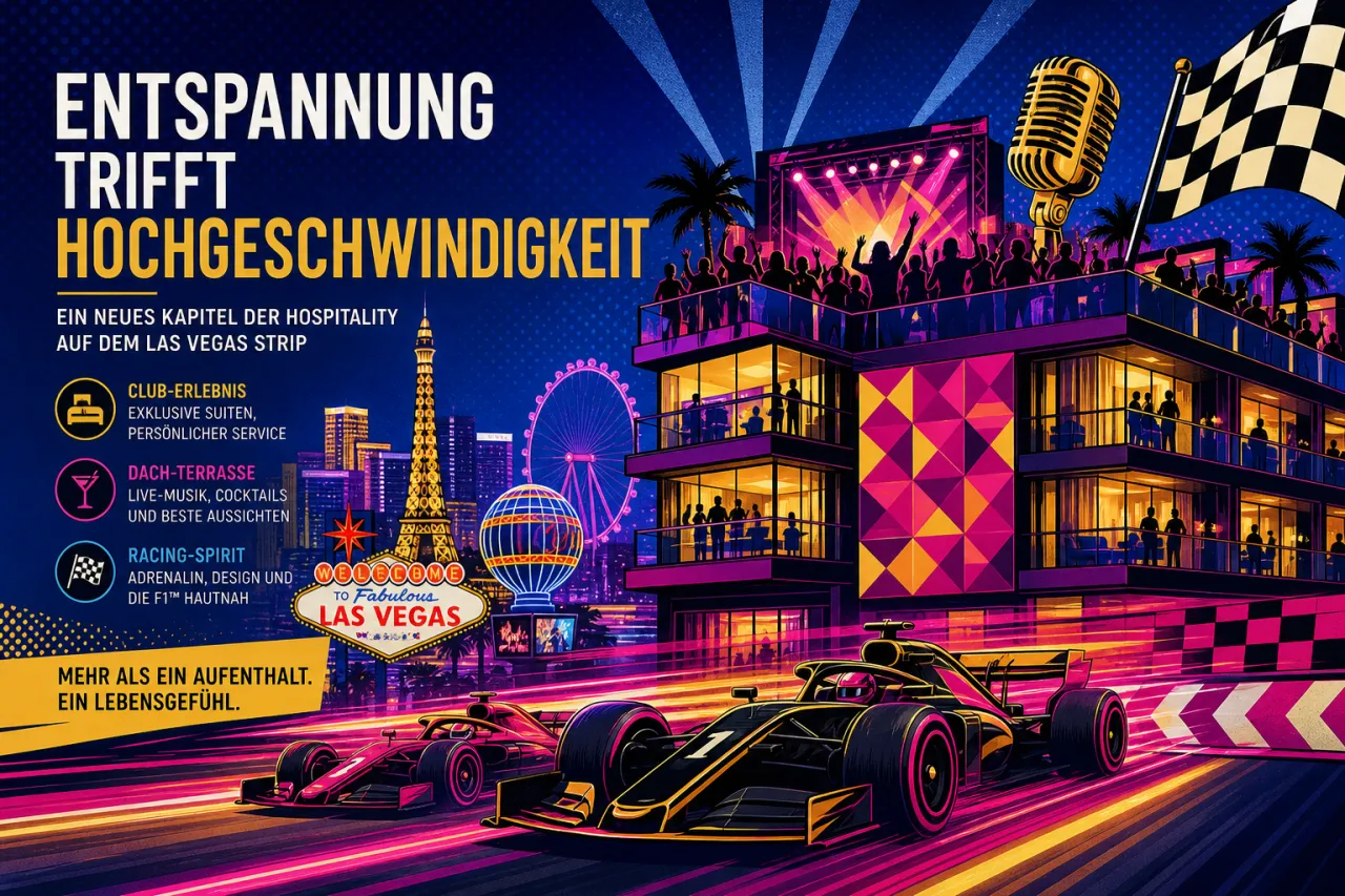 HGV Clubhouse beim F1 Las Vegas 2026: Bebe Rexha, Tucker Wetmore und Mark McGrath live am Strip