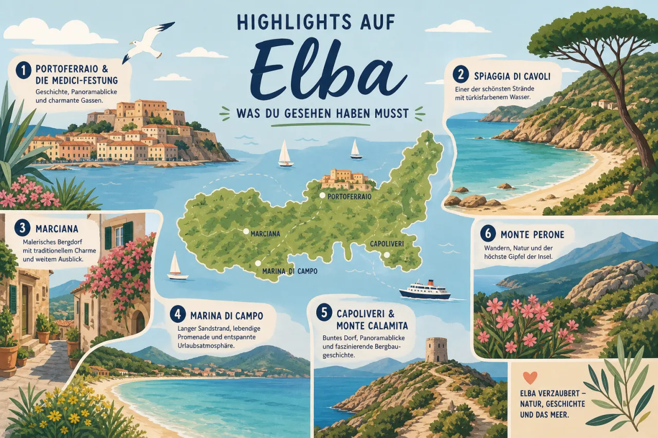 Highlights auf Elba: Diese Orte solltest du kennen