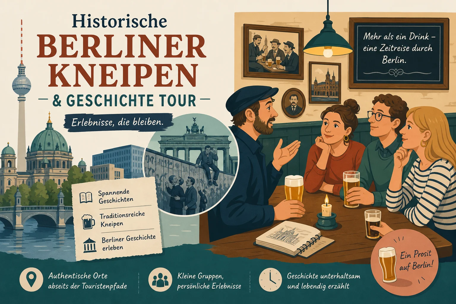 Historische Berliner Kneipen & Geschichte Tour
